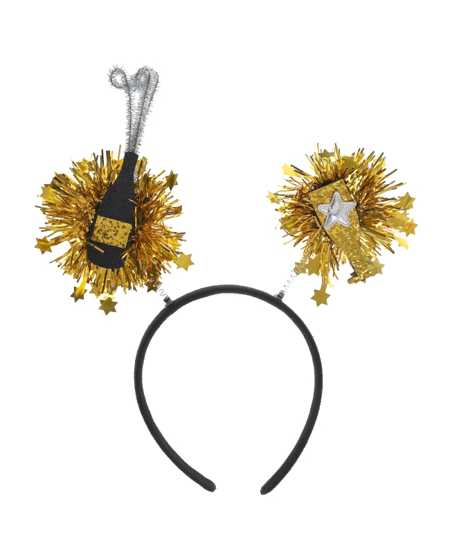 Diadema Champan Negro 21X25cm Plastico ***OFERTA DTO NO ACUMULABLE