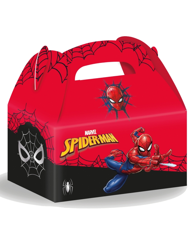 Caja Spiderman 15,7 X 9 X 16,5cm Papel Fsc