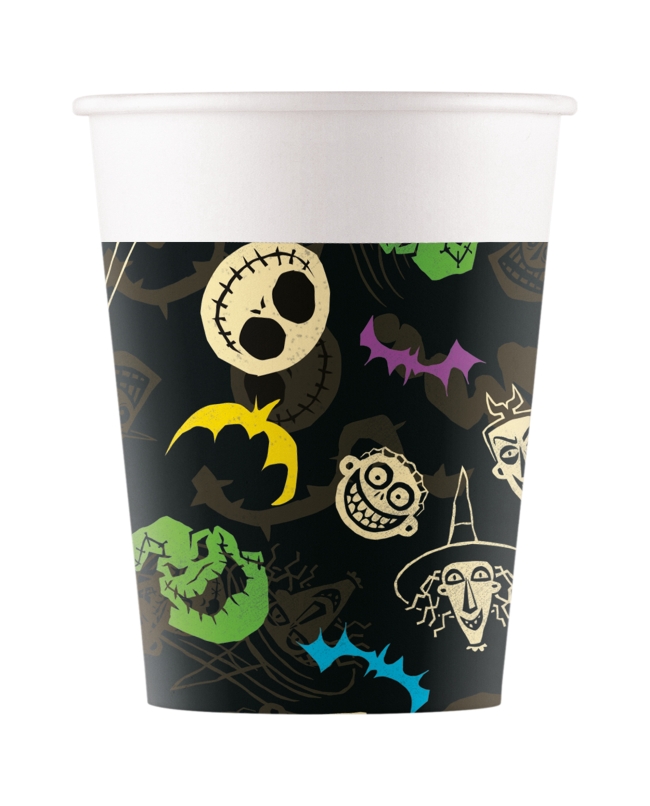 Vasos Papel 200ml Pesadilla Antes Navidad Fsc