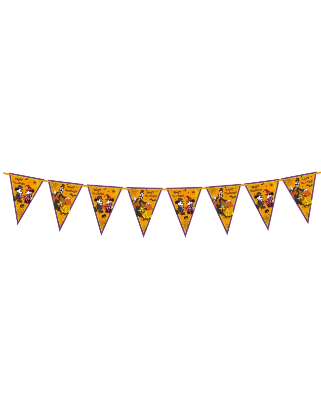Banderin Papel Mickey Hwn Retro Fsc