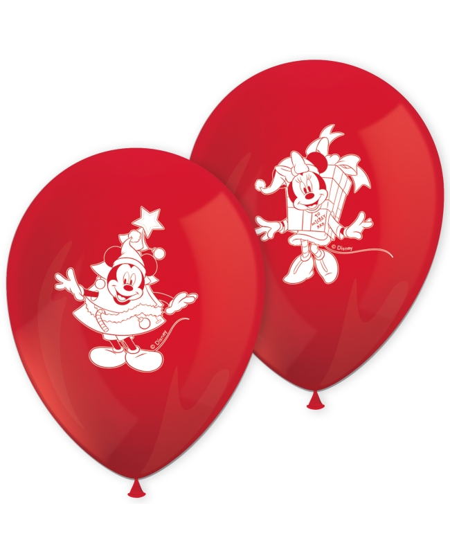 Globos Latex Mickey Xmas