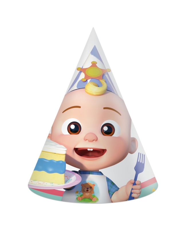 Gorros Cocomelon Cumple Fsc
