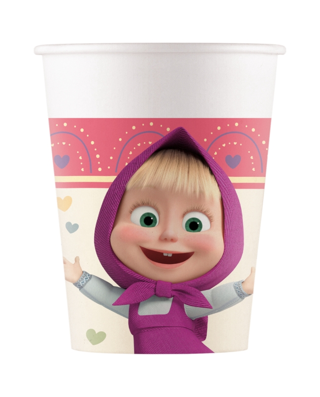 Vasos Papel 200ml Masha Dulce Fsc