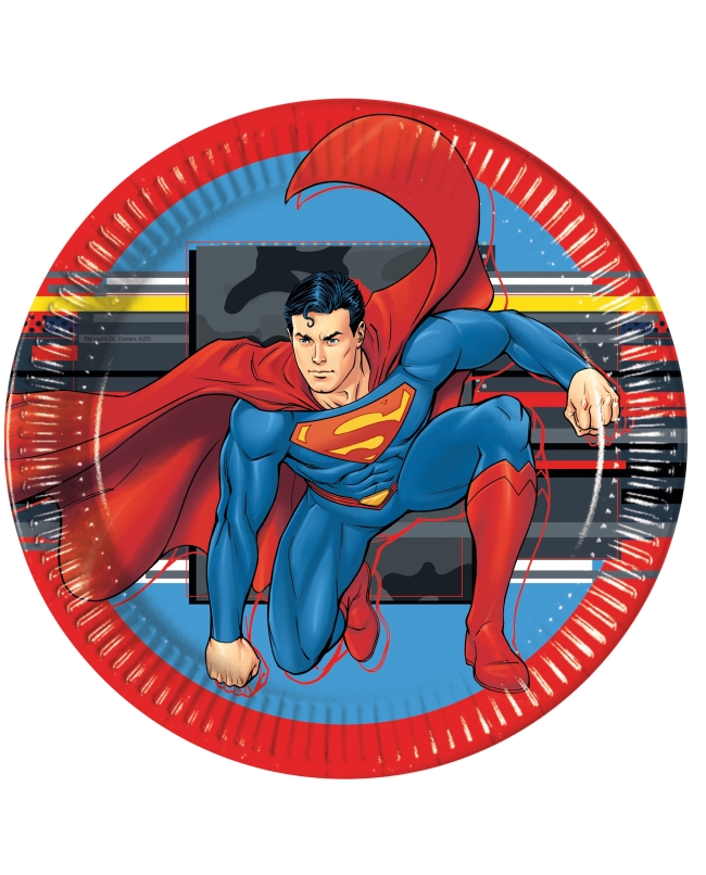 Platos 23cm Superman Fsc