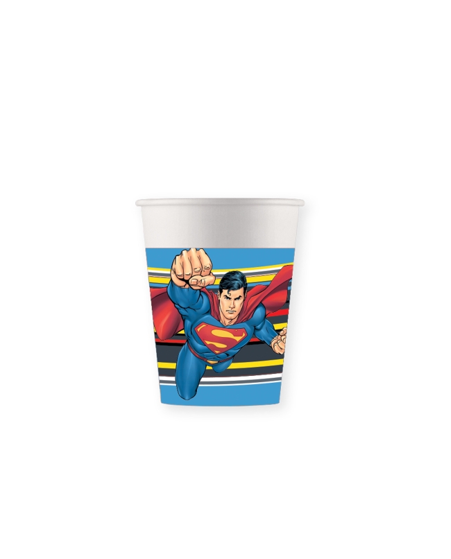 Vasos Papel 200ml Superman Fsc