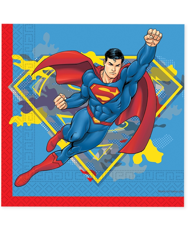 Servilletas 33X33cm Superman Fsc 2Pli