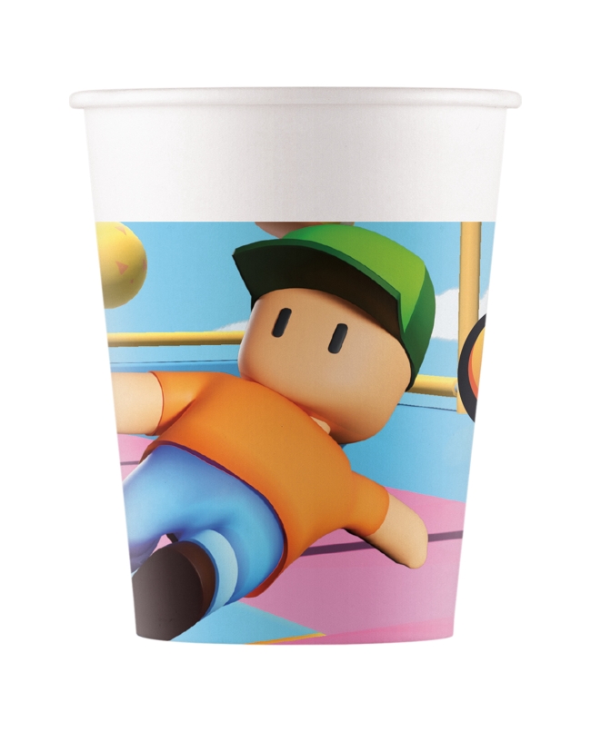 Vasos Papel 200ml Stumble Guys Fsc