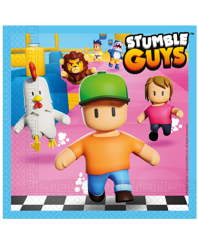 Servilletas 33X33cm Stumble Guys Fsc 2Pli