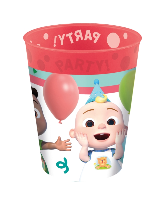 Vaso Plastico Reutilizable 250ml Cocomelon Cumple