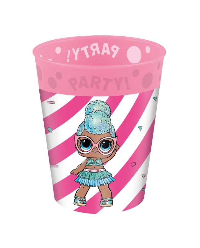Vaso Plastico Reutilizable 250ml L.O.L.