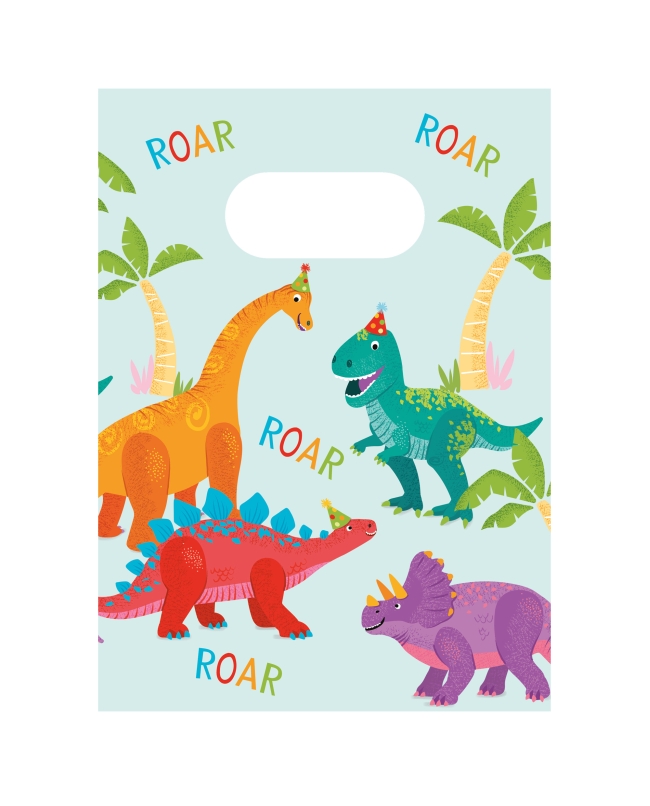 Bolsas Papel Fiesta Dino Fsc 