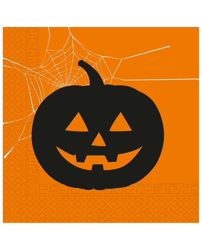 Servilletas 33X33cm Calabaza Halloween Fsc 3Pli