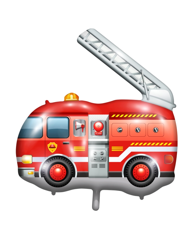 Globo Forma Camion Bomberos 74 X 83cm ***OFERTA DTO NO ACUMULABLE