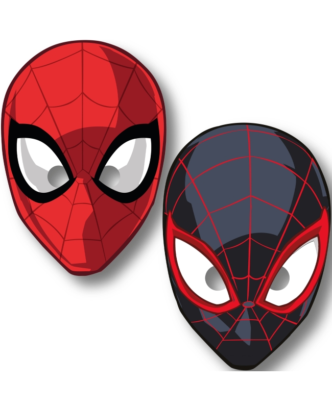 Mascara Spiderman Telaraña Papel Fsc