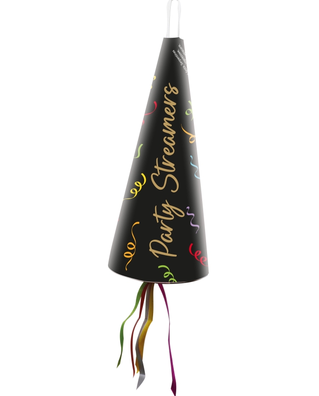 Cañon Serpentinas Colores En Caja 