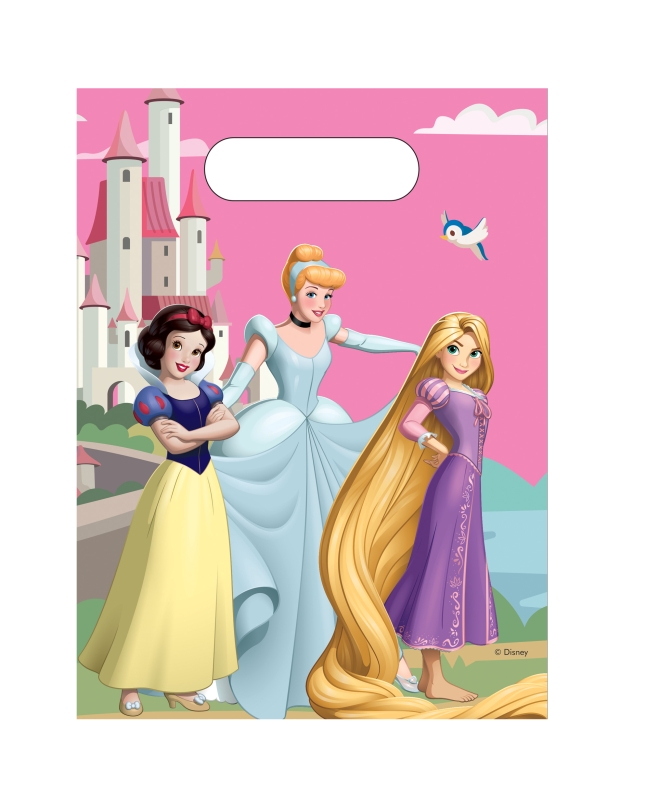 Bolsas Plastico Princesas Mundo Disney