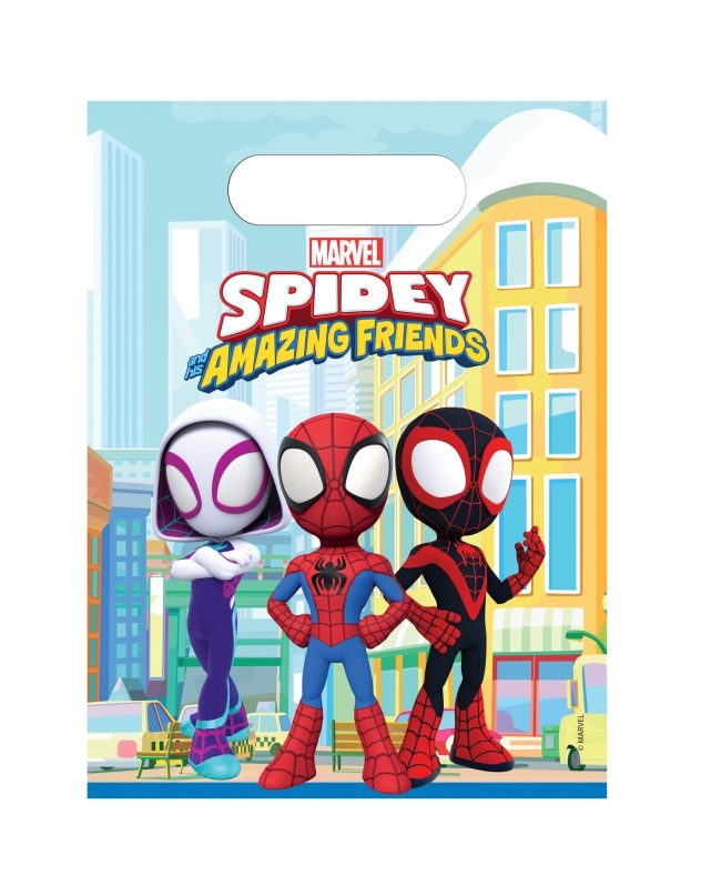 Bolsas Plastico Spidey Y Sus Amigos ***OFERTA DTO NO ACUMULABLE