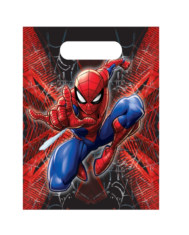 Bolsas Plastico Spiderman Telaraña
