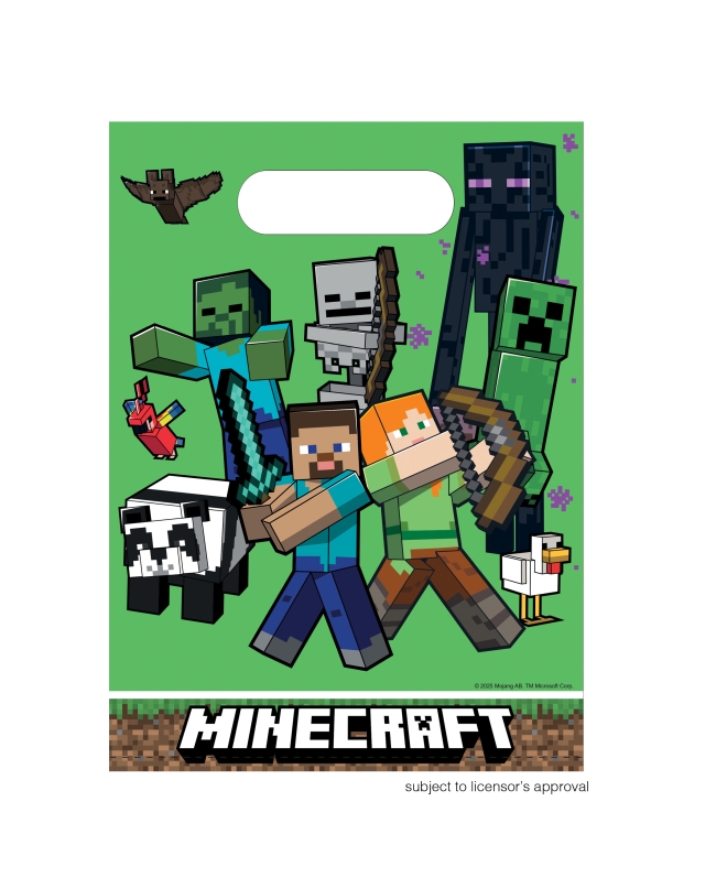 Bolsas Plastico Minecraft