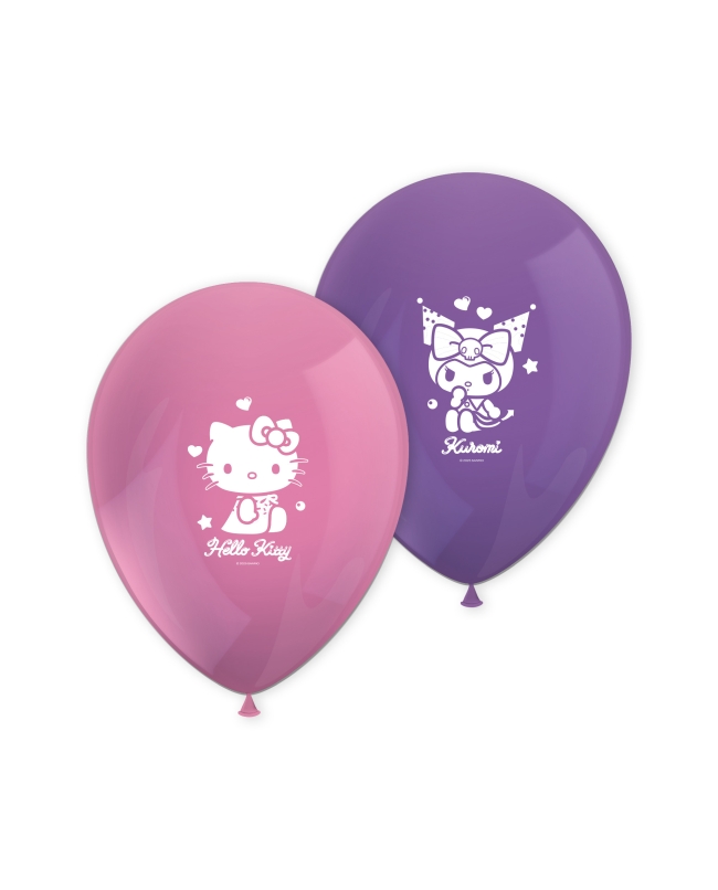 Globos Latex Hello Kitty Y Kuromi