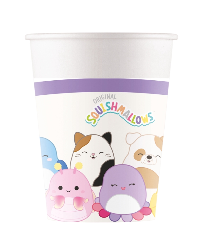 Vasos Papel 200ml Squishmallows Fsc