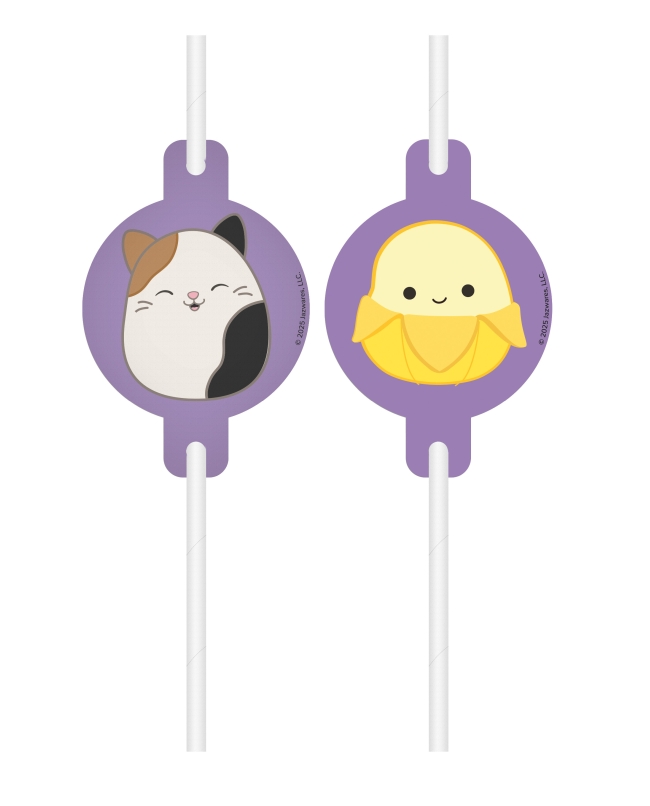 Pajitas Papel Squishmallows Fsc