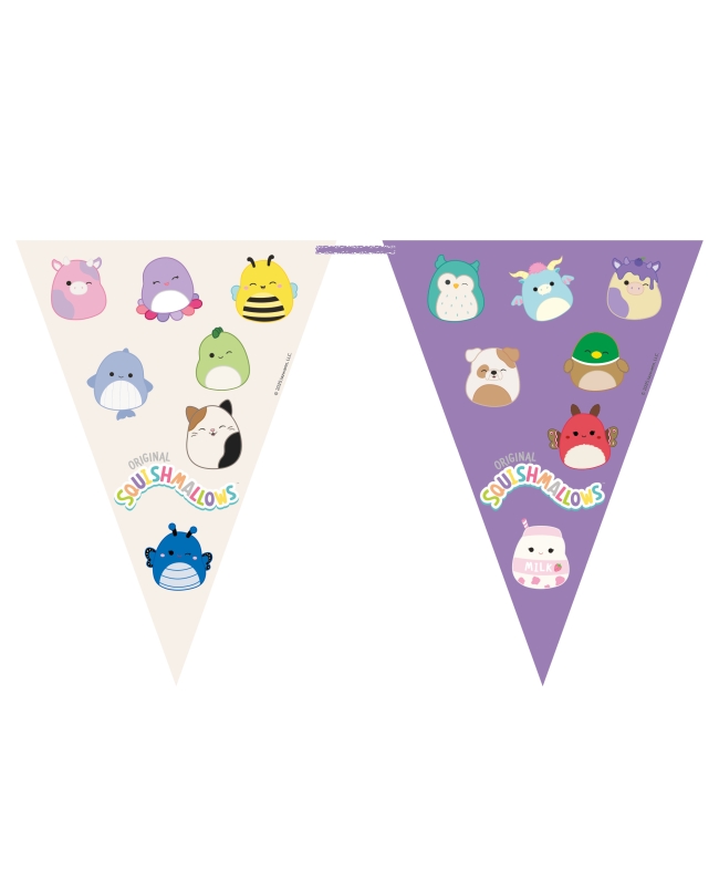 Banderin Papel Squishmallows Fsc