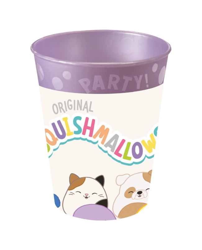 Vaso Plastico Reutilizable 250ml Squishmallows