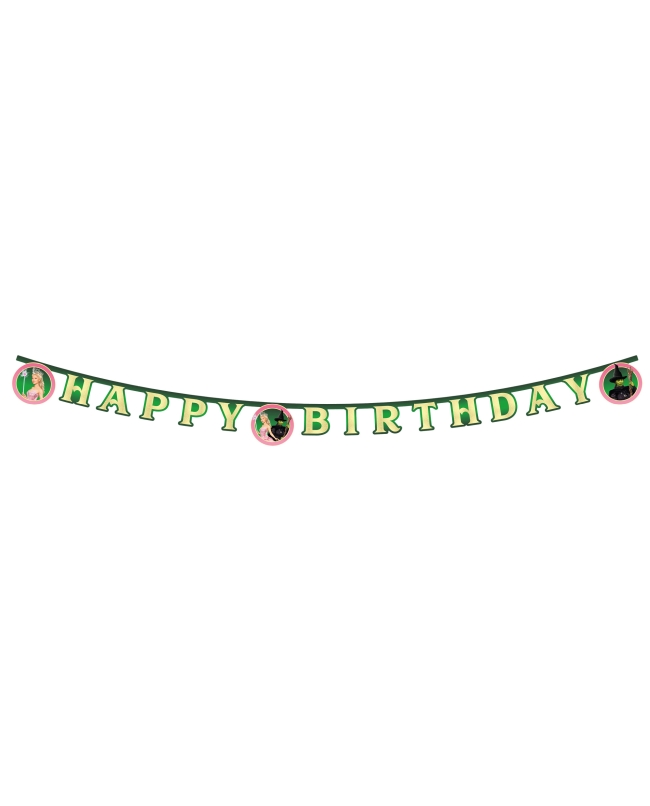 Guirnalda Happy Bday Wicked Papel Fsc