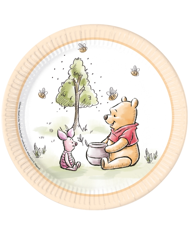 Platos 23cm Winnie The Pooh Naturaleza Fsc