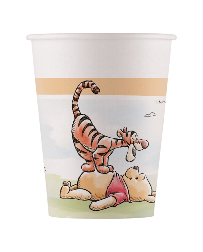 Vasos Papel 200ml Winnie The Pooh Naturaleza Fsc