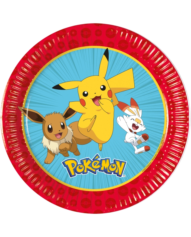 Platos 20cm Pokemon Fsc 