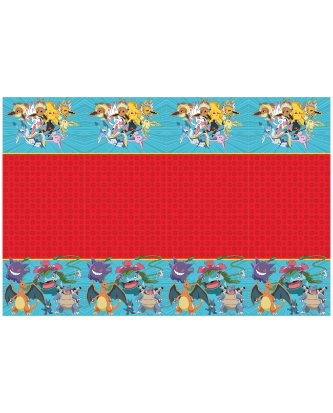 Mantel Plastico 120X180cm Pokemon 