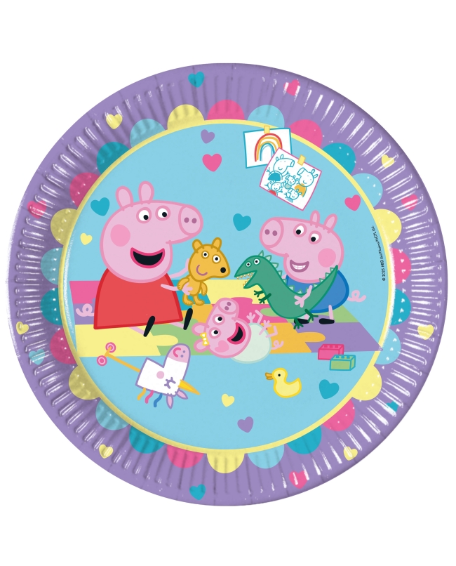 Platos 23cm Peppa Pig Amor Fsc