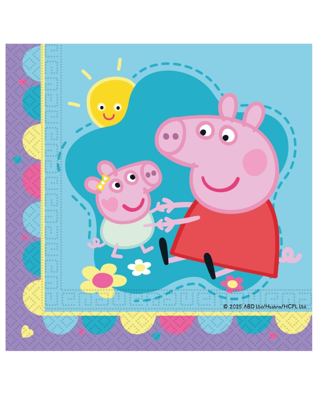 Servilletas 33 X 33cm Peppa Pig Amor Fsc 2Pli