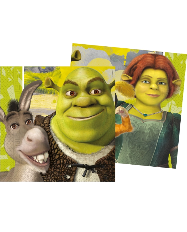 Servilletas 33 X 33cm Shrek Fsc 2Pli
