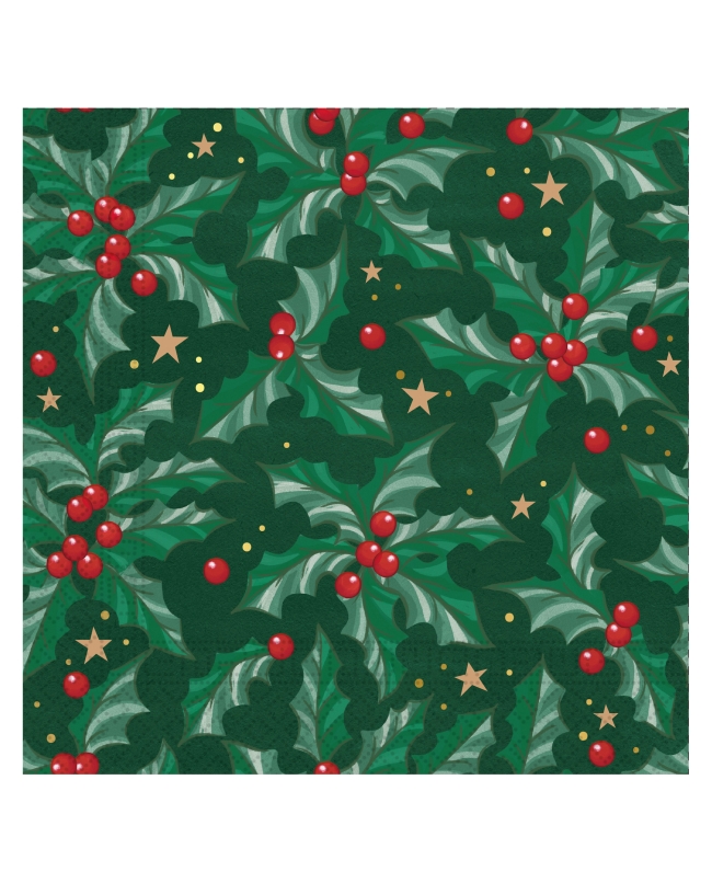 Servilletas 33 X 33cm Muerdago Xmas 3Ply Fsc