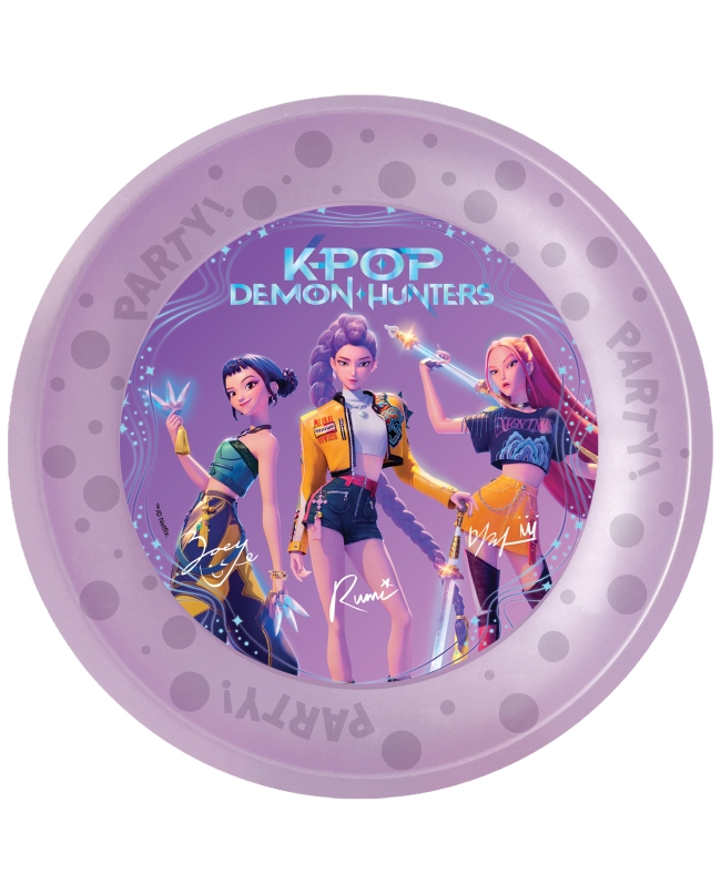 Plato Plastico Reutilizable 21cm K-Pop