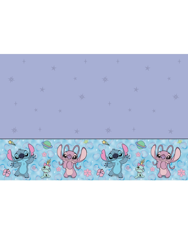 Mantel Plastico 120X180cm Angel Y Stitch