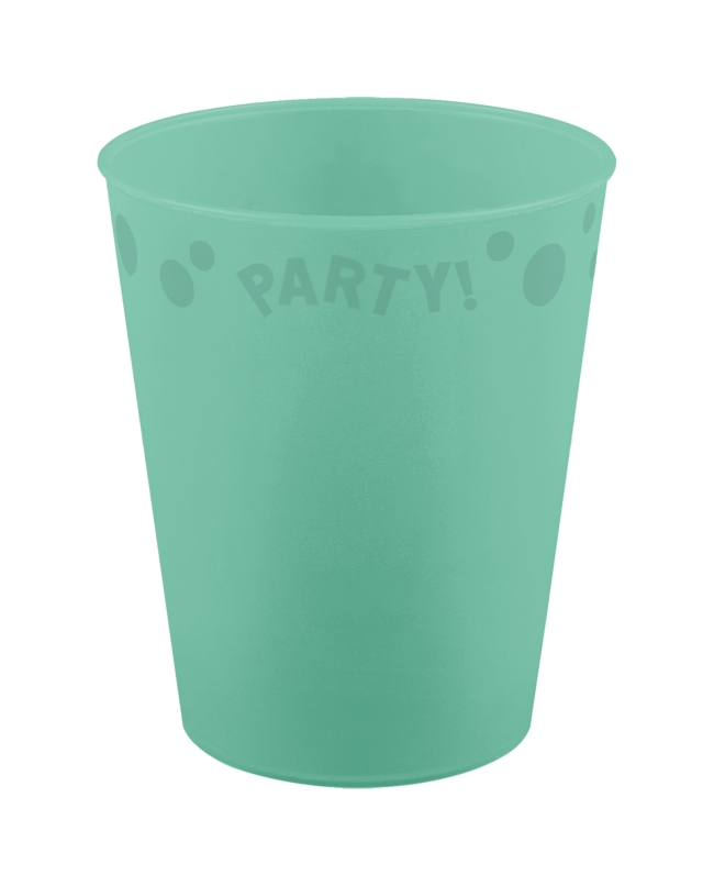Vaso Plastico Reutilizable 250ml Menta Pastel