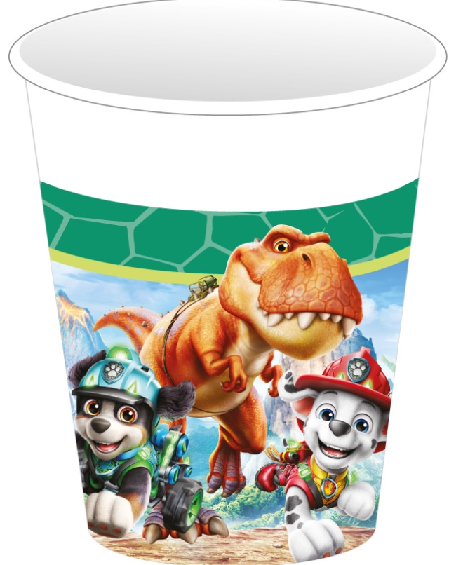 Vasos Papel 200ml Patrulla Canina Y Dino Fsc
