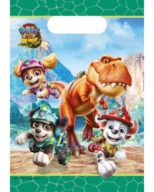 Bolsas Papel Patrulla Canina Y Dino Fsc