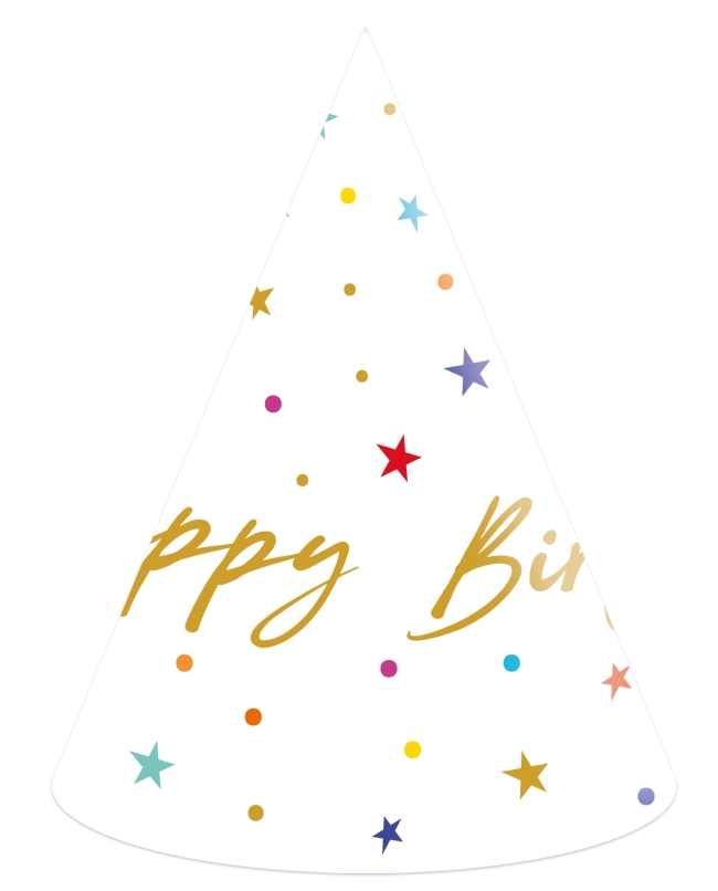 Gorros  Happy Bday Velas Fsc