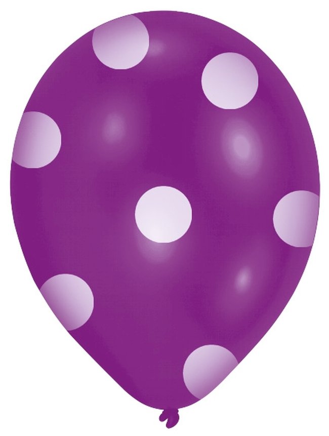 Globos Latex 22,8cm Puntos