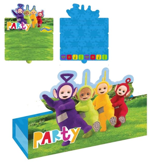 Invitaciones: Teletubbies ***OFERTA DTO NO ACUMULABLE