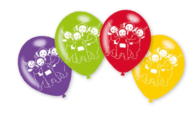 Globos Latex 9: Teletubbies ***OFERTA DTO NO ACUMULABLE