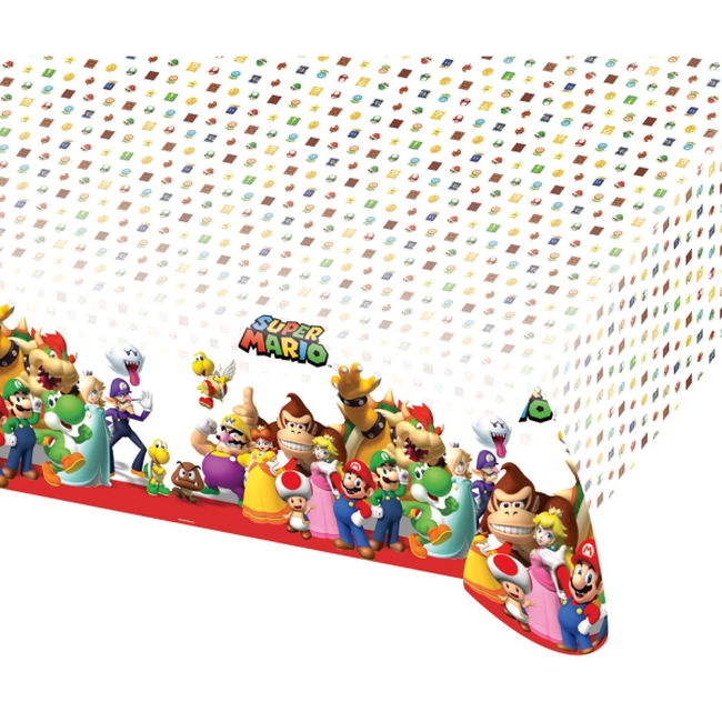 Mantel Plast. 120 X 180cm Super Mario