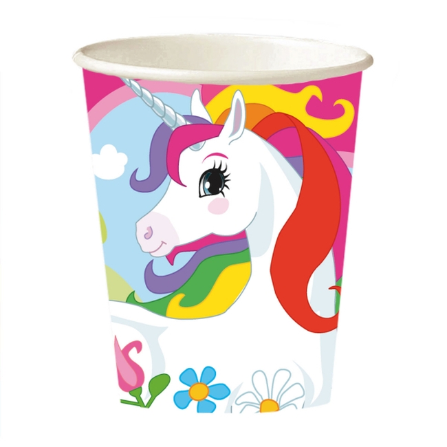 Vasos 266ml Unicornio