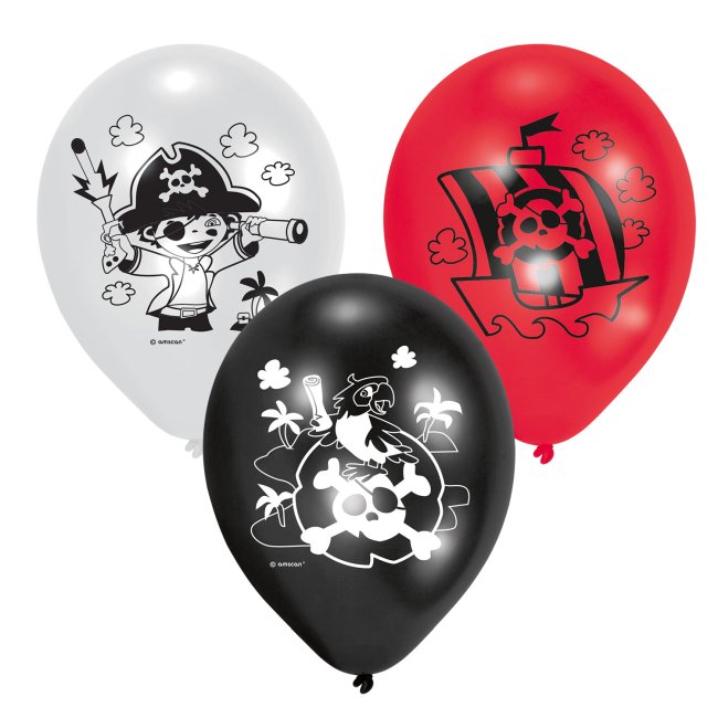 Globos Latex 22,8cm Pirate