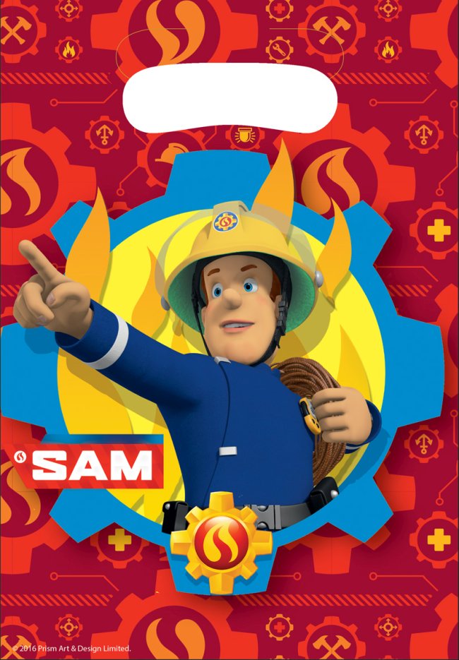 Sam el Bombero-Bolsa de plástico